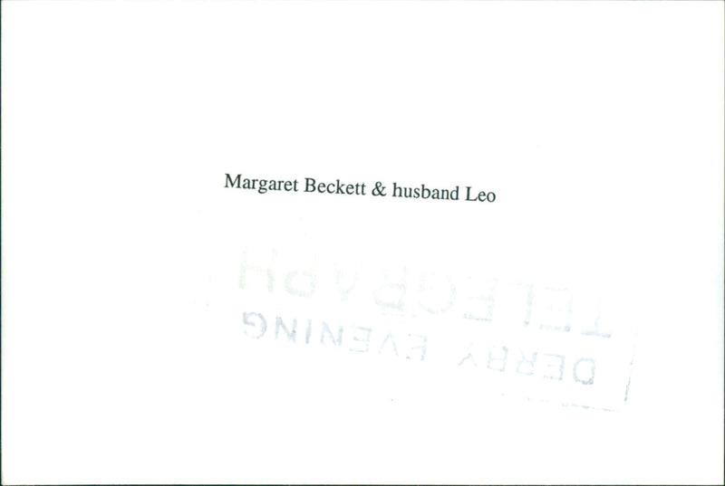 Margaret Beckett - Vintage Photograph