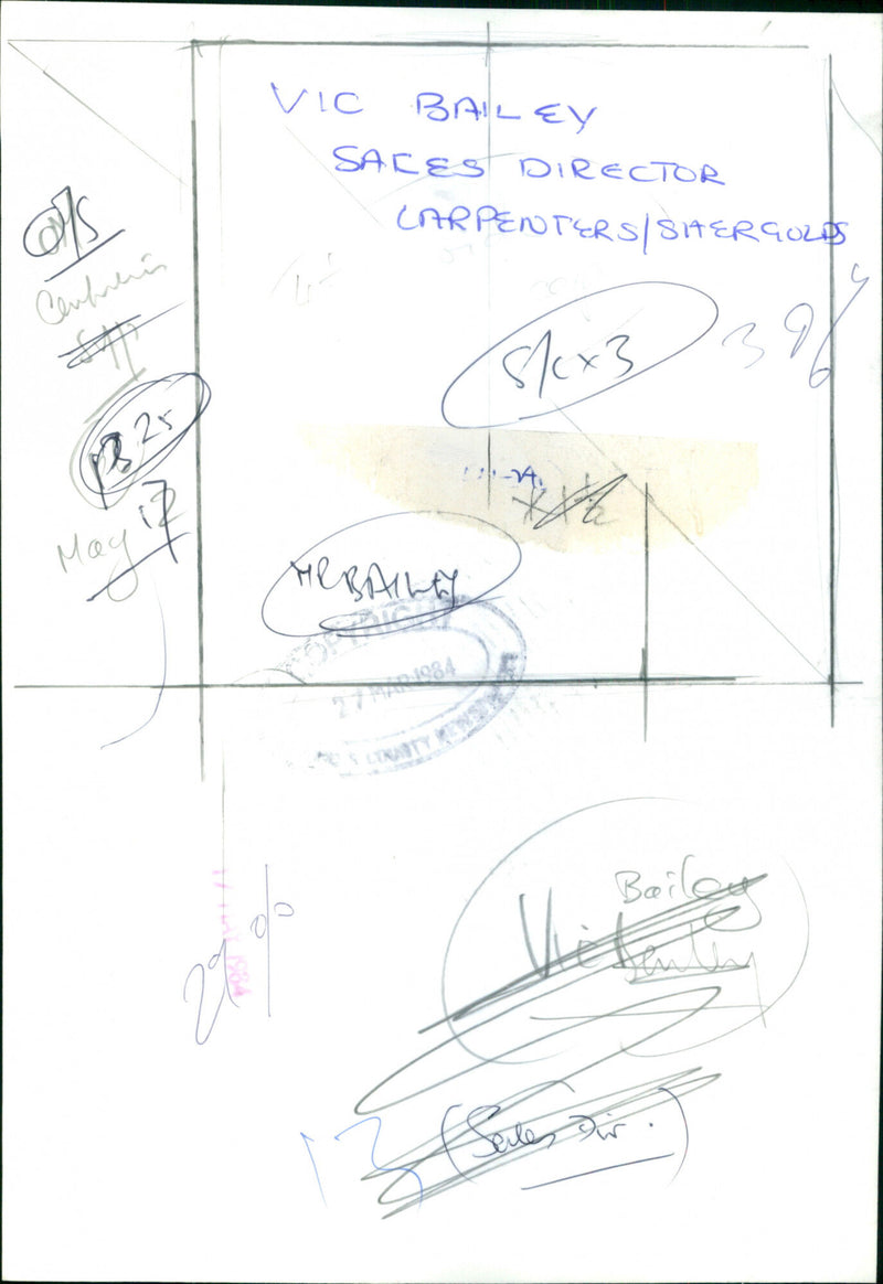 Vic Bailey - Vintage Photograph