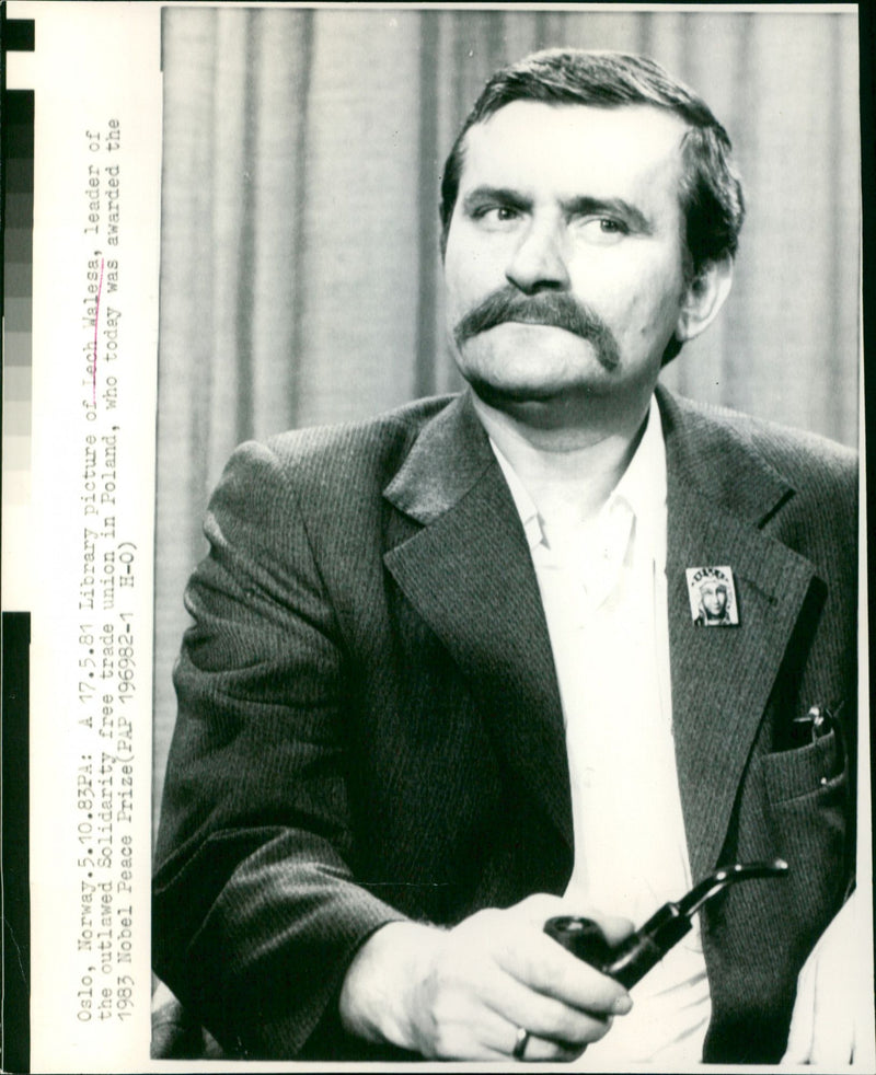 Lech Walesa - Vintage Photograph