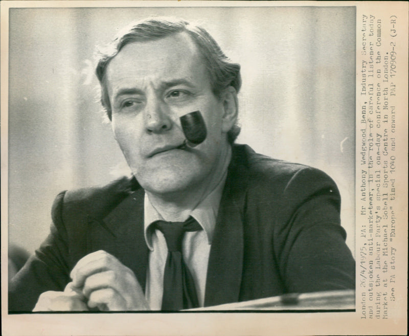 Tony Benn - Vintage Photograph