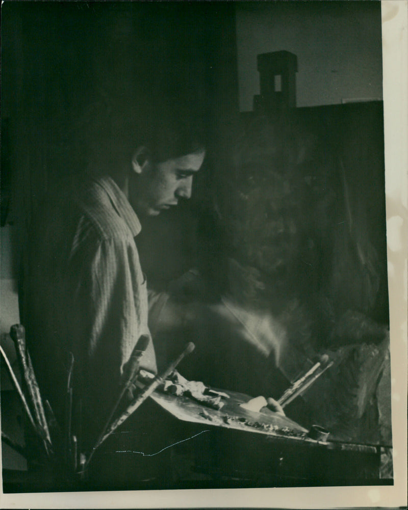 Laurence Anholt - Vintage Photograph