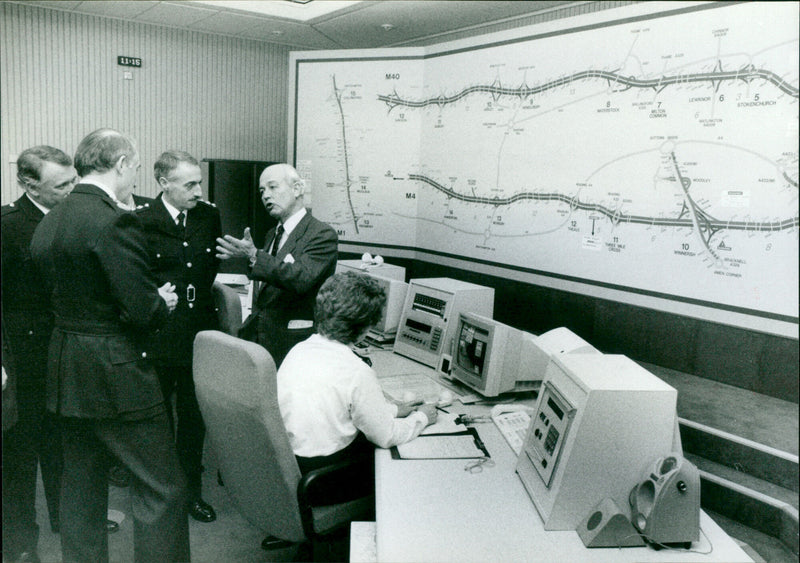 David Waddington, Ian Smith, Colin Smith, Adrian Bonce & Sue Betts - Vintage Photograph