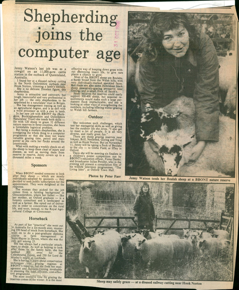 Jenny Watson - Vintage Photograph