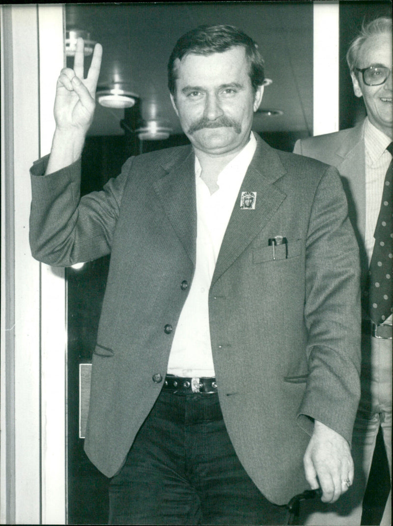 Lech Walesa - Vintage Photograph