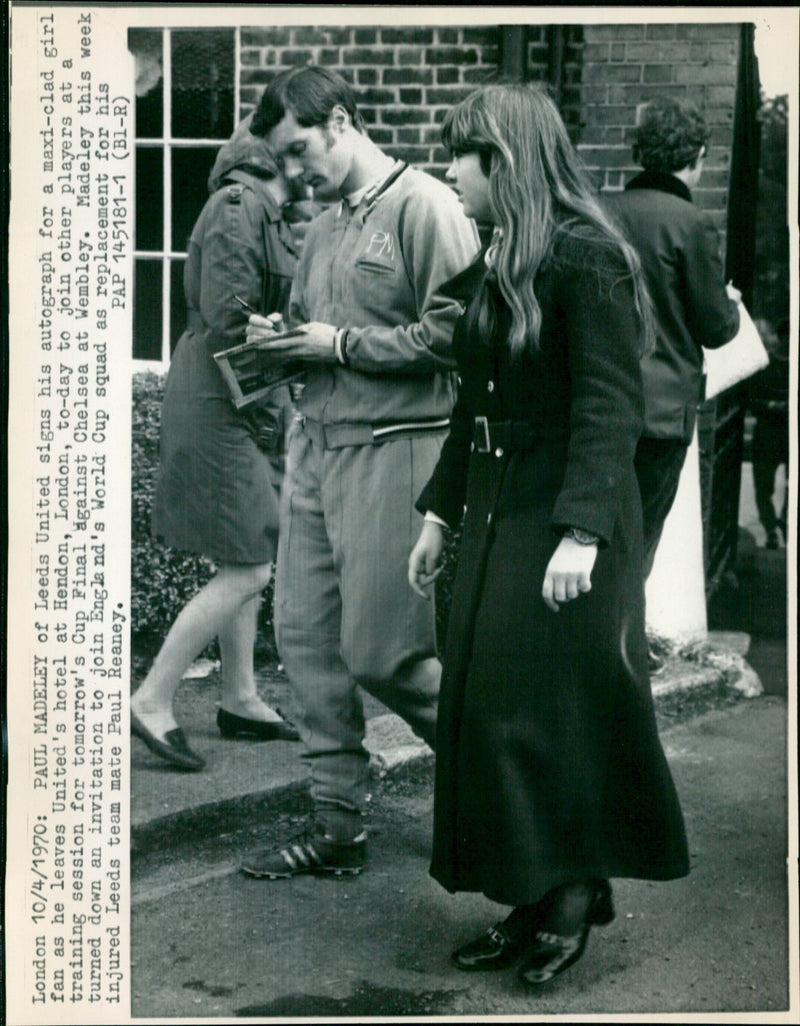 Paul Madeley - Vintage Photograph