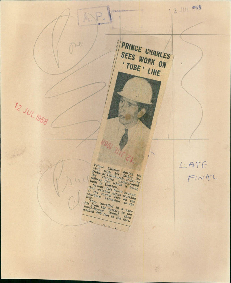 Charles, Prince of Wales - Vintage Photograph