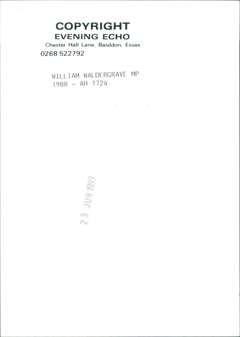 William Waldegrave - Vintage Photograph