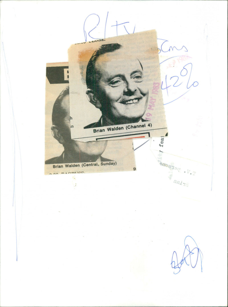 Brian Walden - Vintage Photograph
