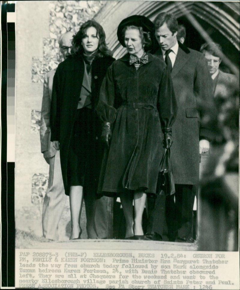 Margaret and Mark Thatcher - Vintage Photograph