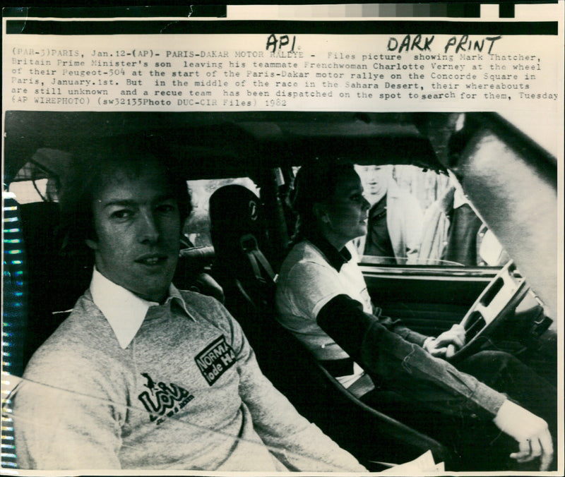 Mark Thatcher - Vintage Photograph