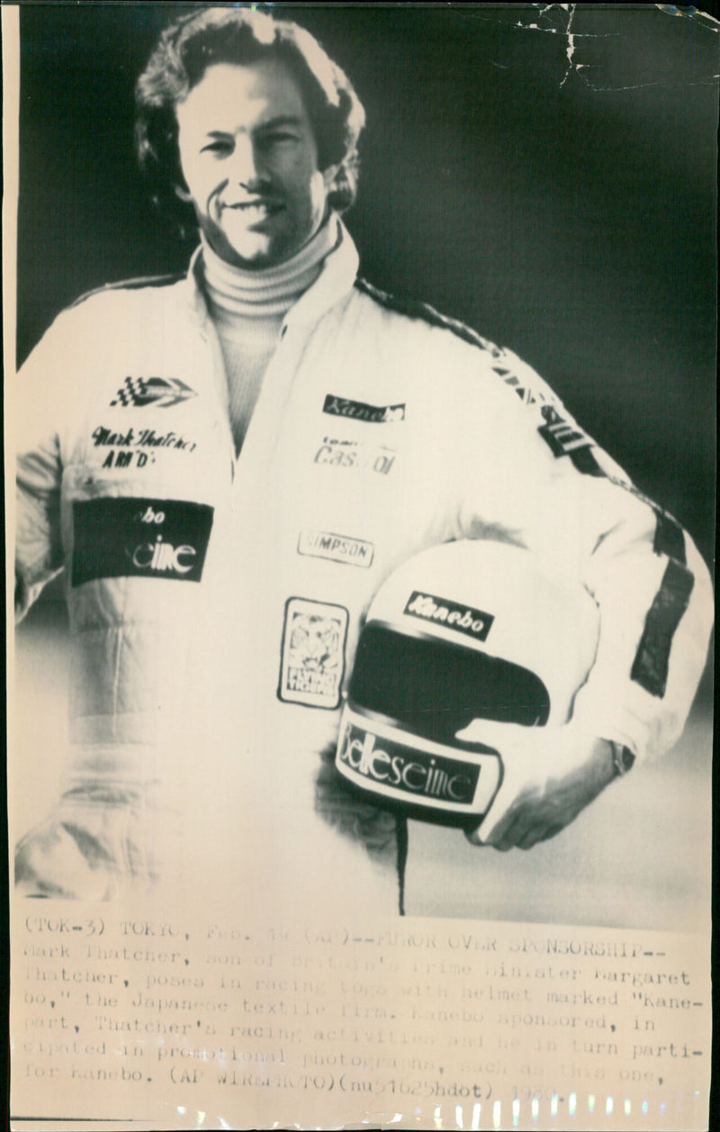 Mark Thatcher - Vintage Photograph