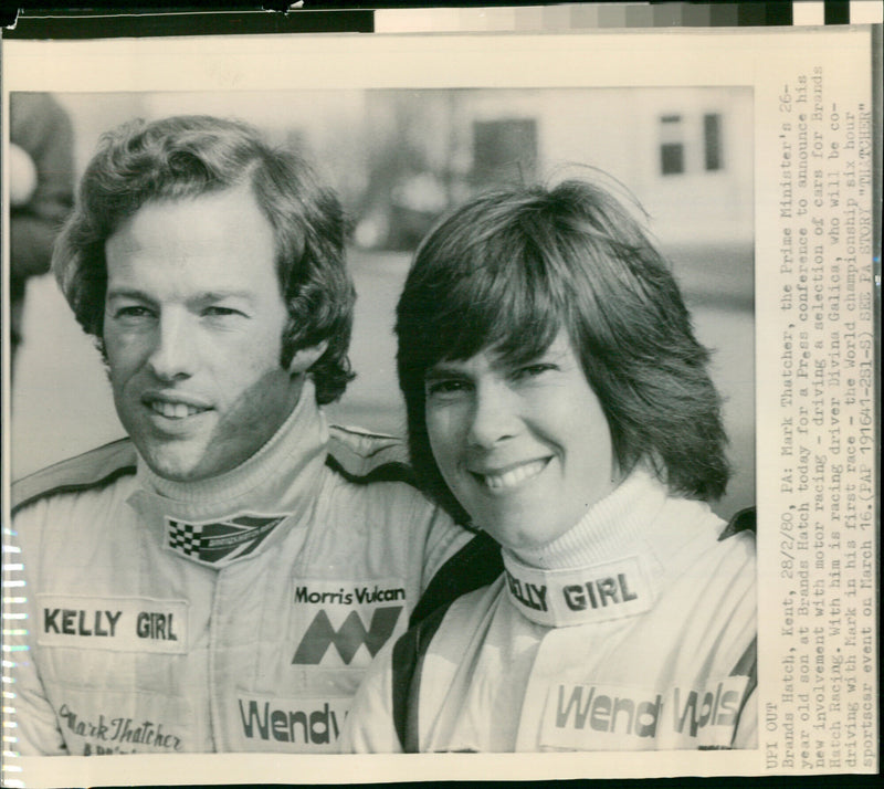 Mark Thatcher - Vintage Photograph