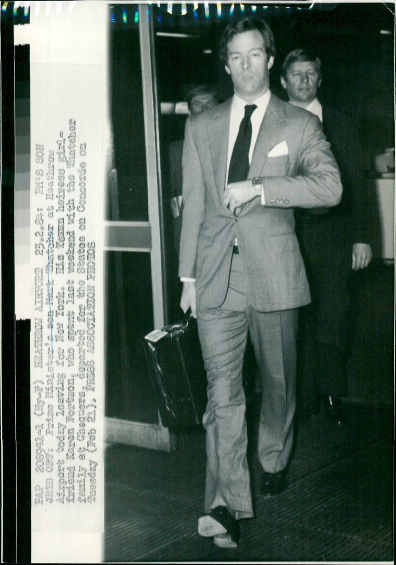 Mark Thatcher - Vintage Photograph