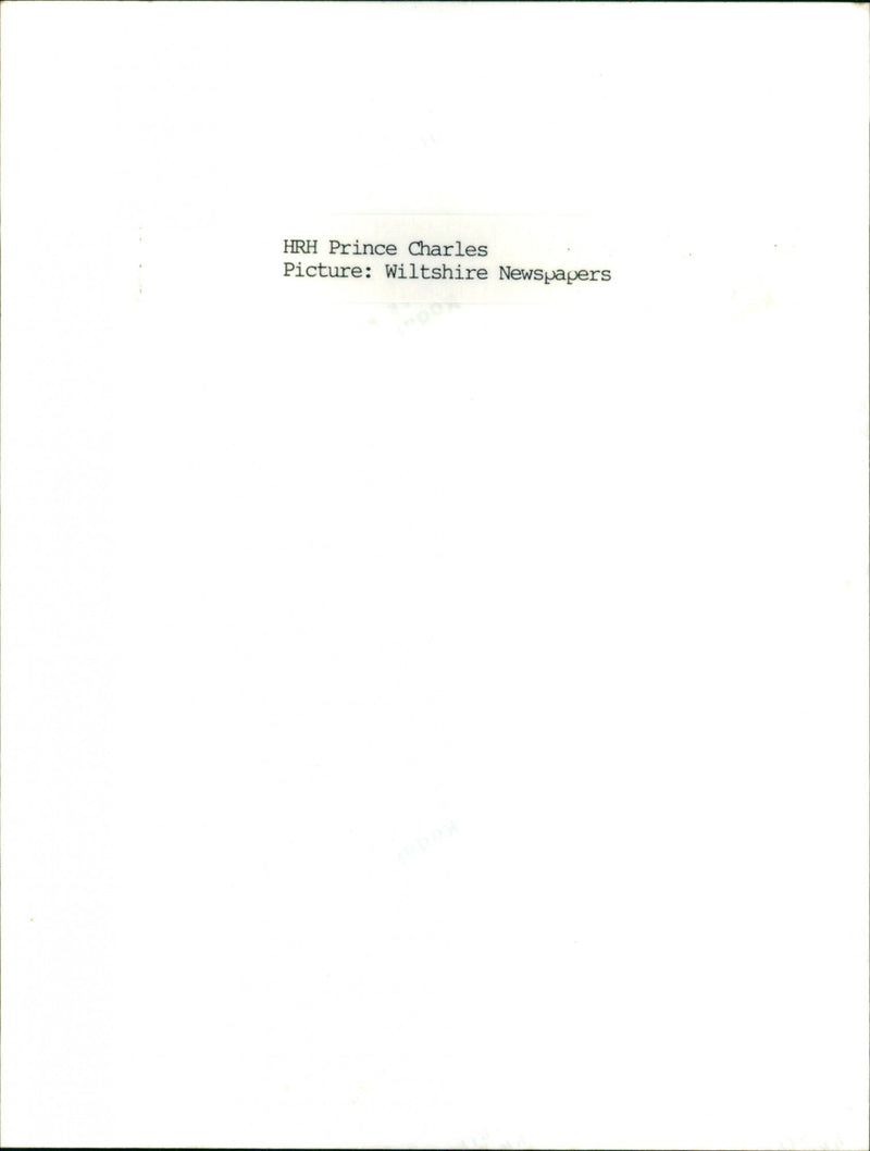 Charles, Prince of Wales - Vintage Photograph