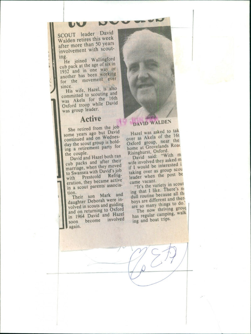 David Walden - Vintage Photograph