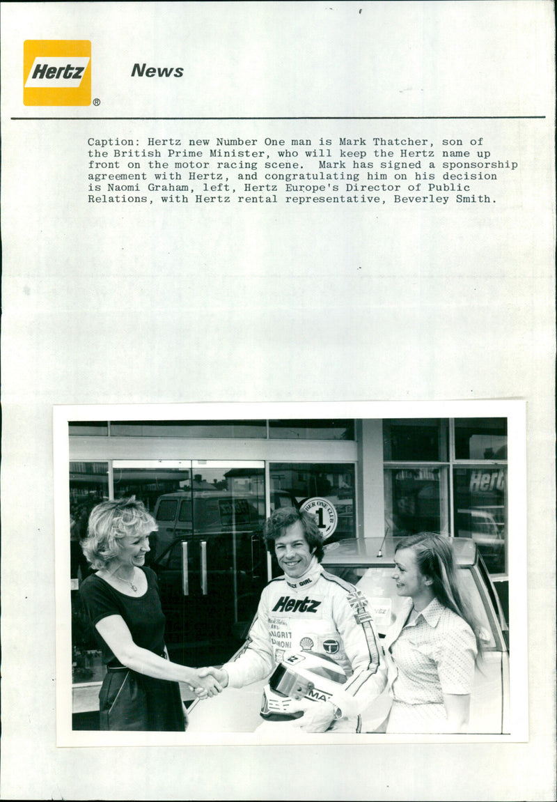 Mark Thatcher - Vintage Photograph