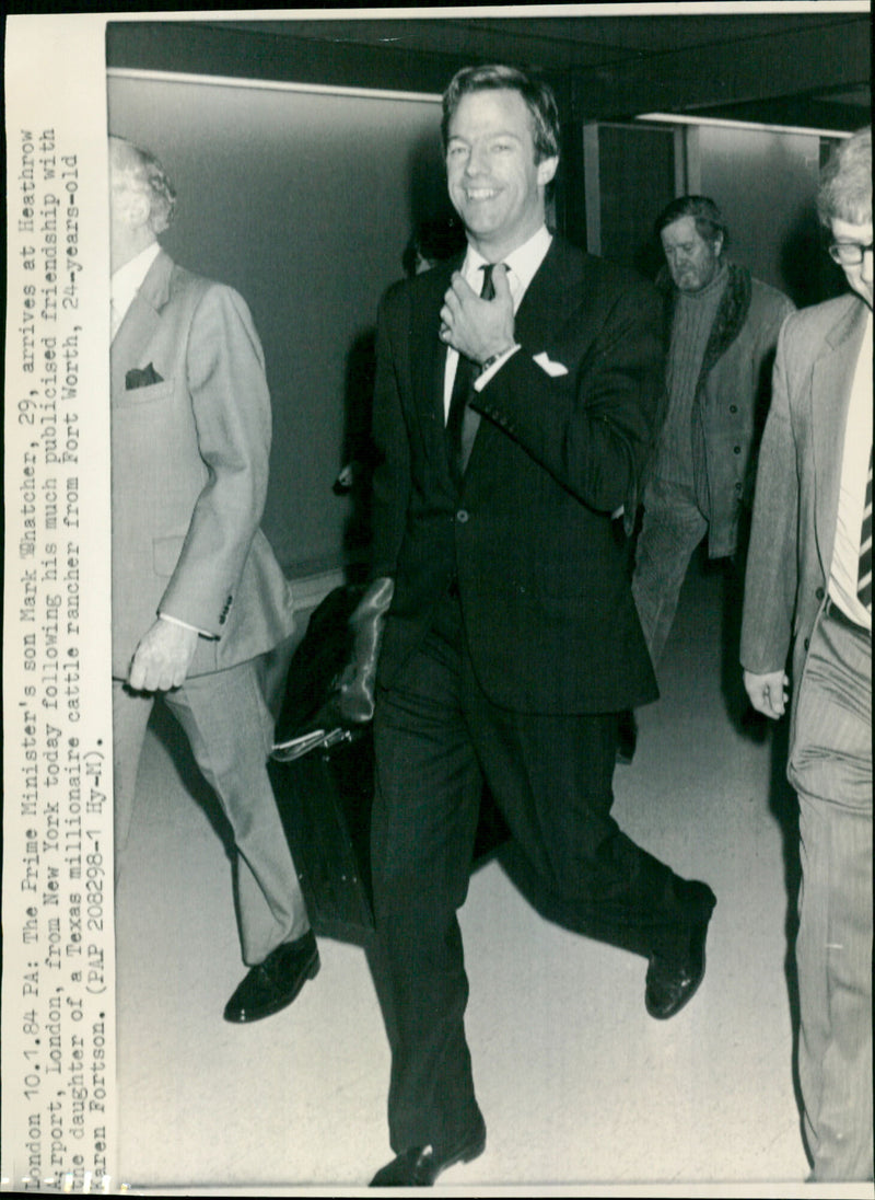 Mark Thatcher - Vintage Photograph