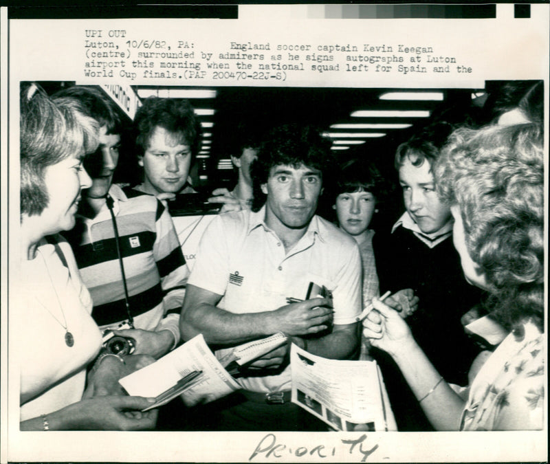 Kevin Keegan - Vintage Photograph