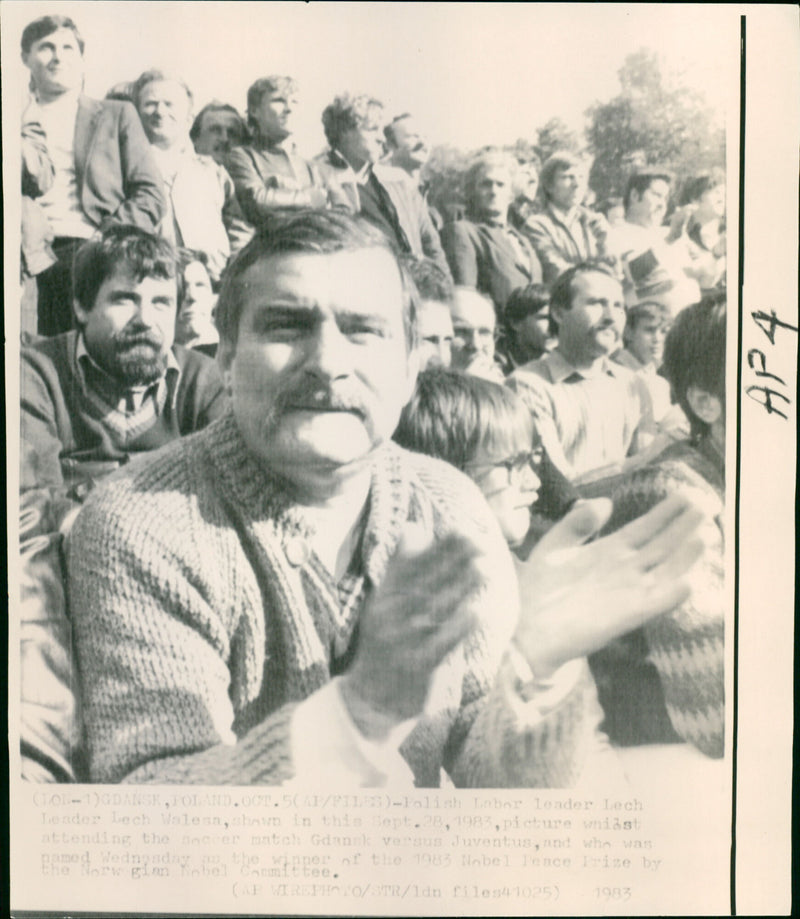 Lech Walesa - Vintage Photograph