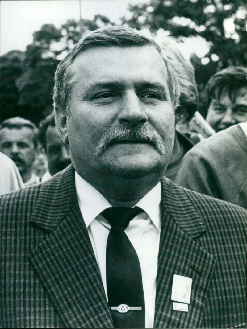 Lech Walesa - Vintage Photograph