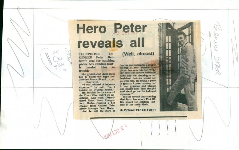 Peter Benbow - Vintage Photograph