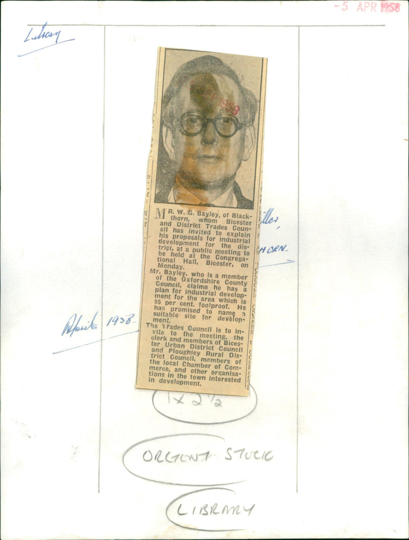 W.G. Bayley - Vintage Photograph