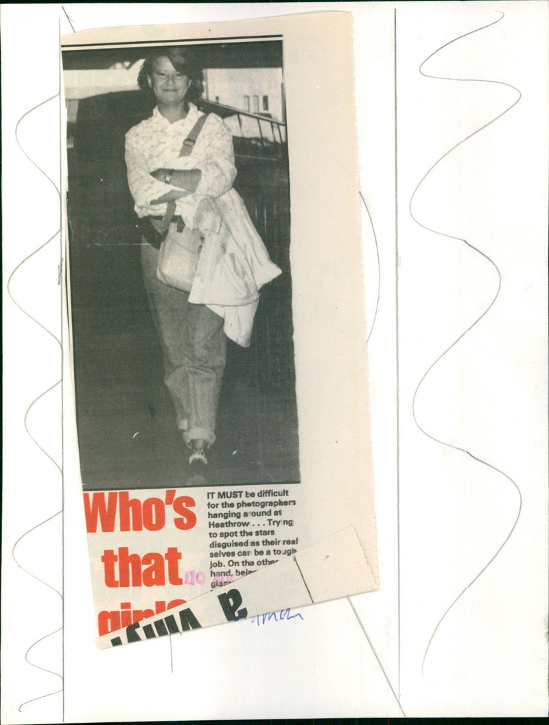 Tracey Ullman - Vintage Photograph