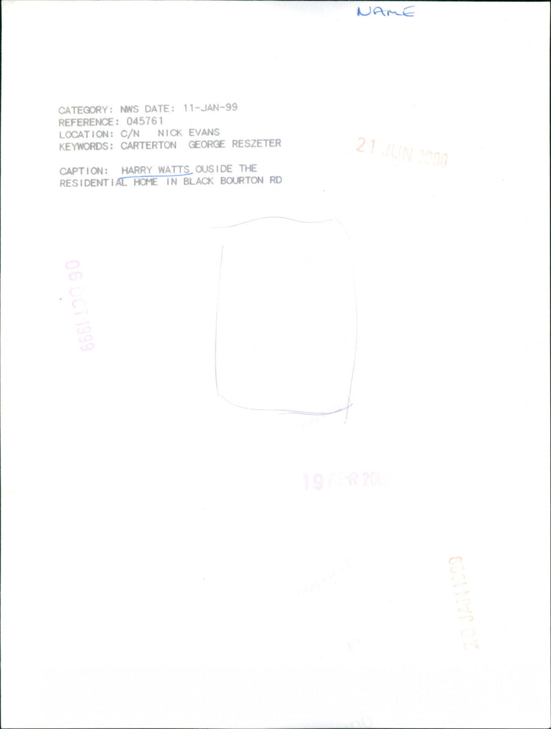 Harry Watts - Vintage Photograph