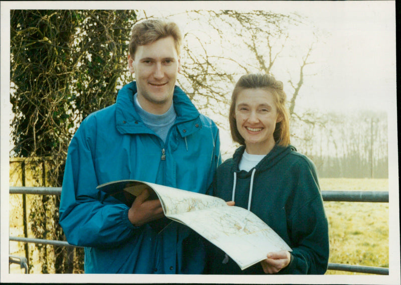 Helen Warner & Richard Bavington - Vintage Photograph