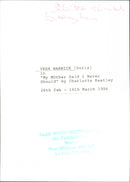 Veda Warwick - Vintage Photograph