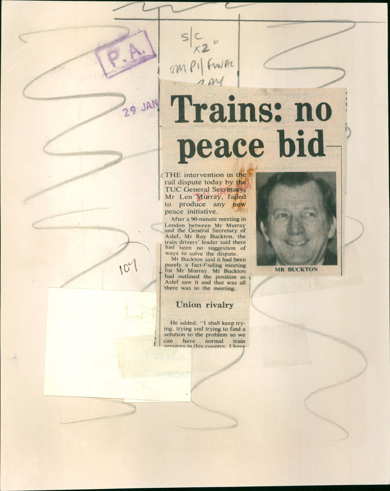 Ray Buckton - Vintage Photograph