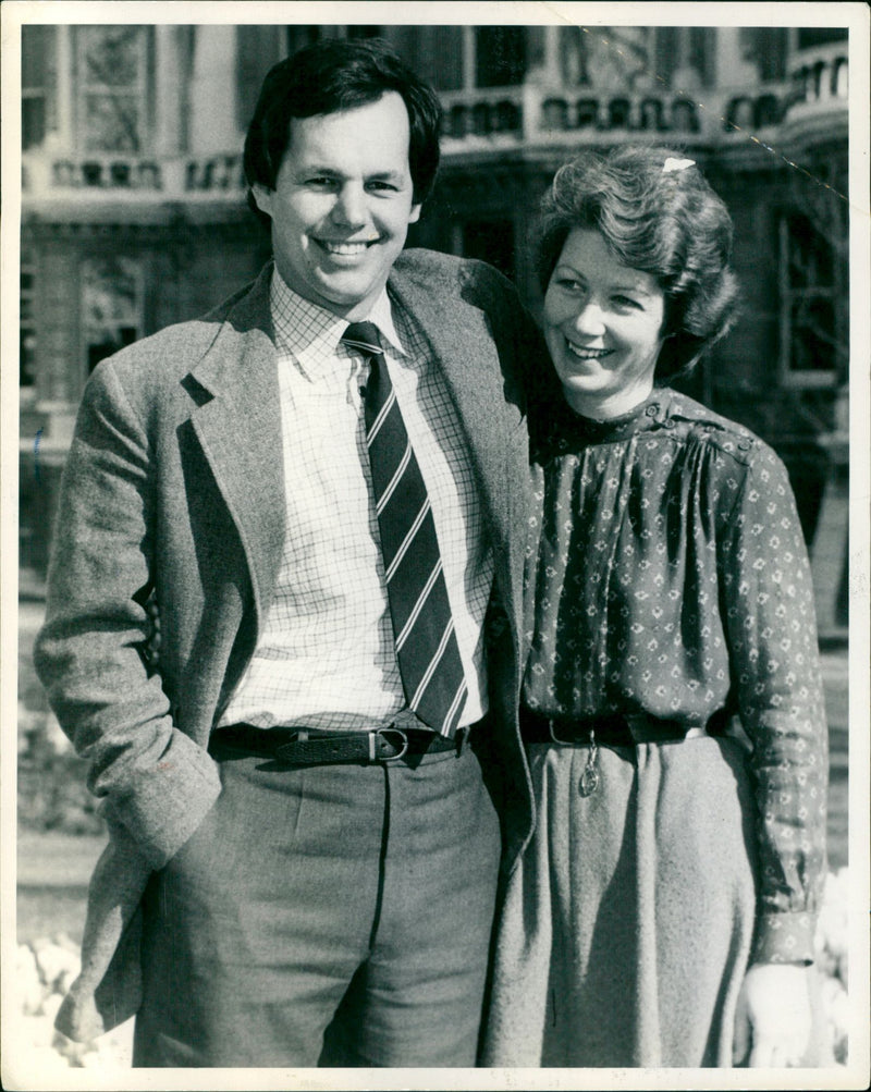 Tony Baldry with wife Catherine - Vintage Photograph