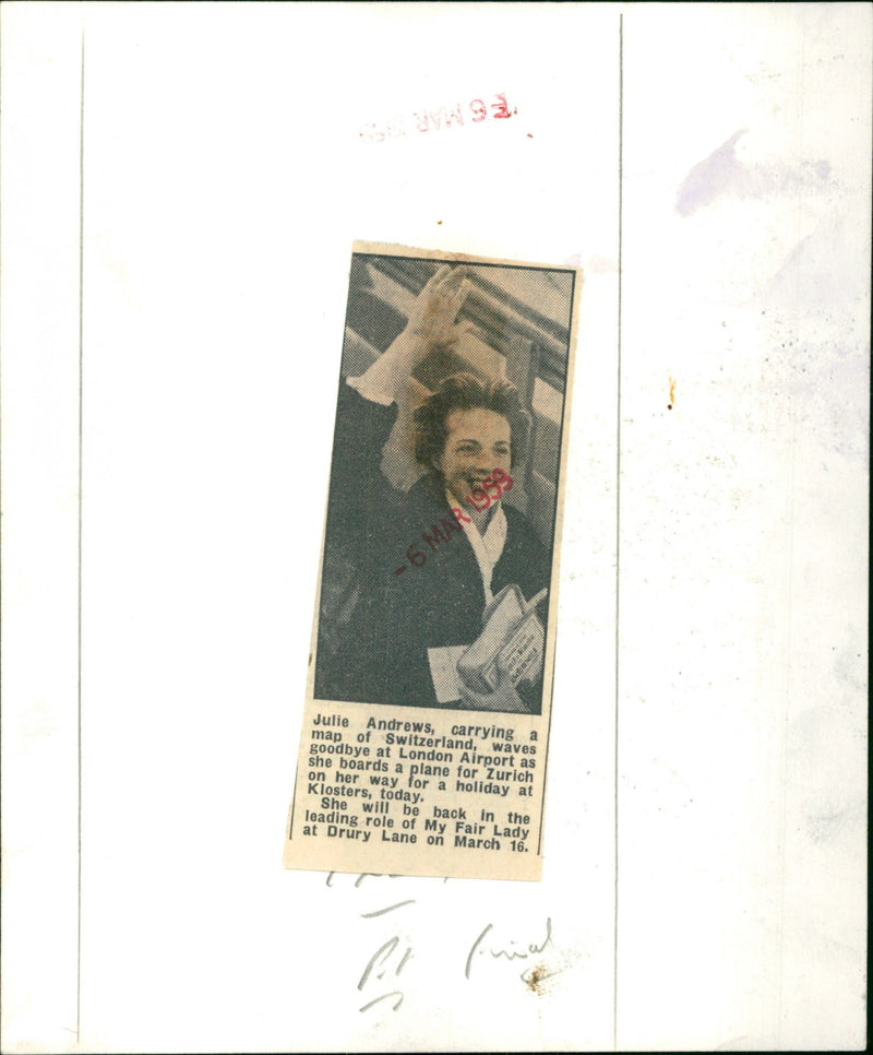 Julie Andrews - Vintage Photograph