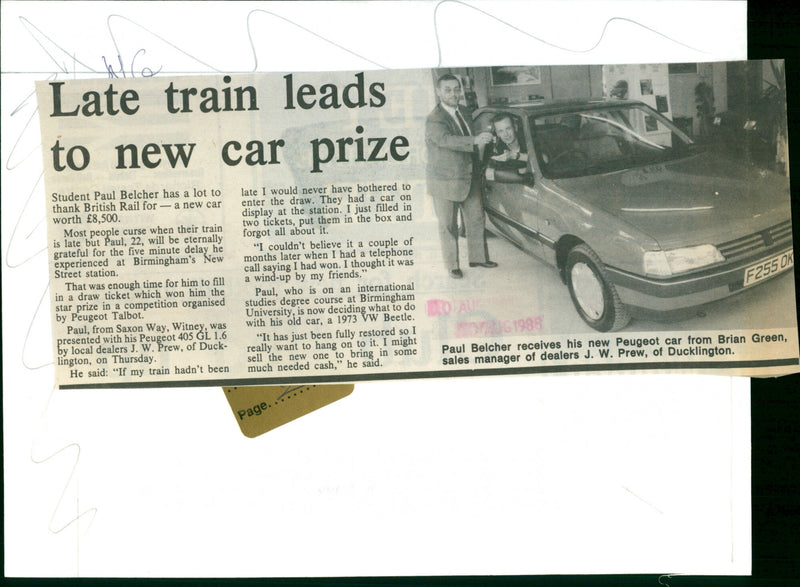 Paul Belcher - Vintage Photograph