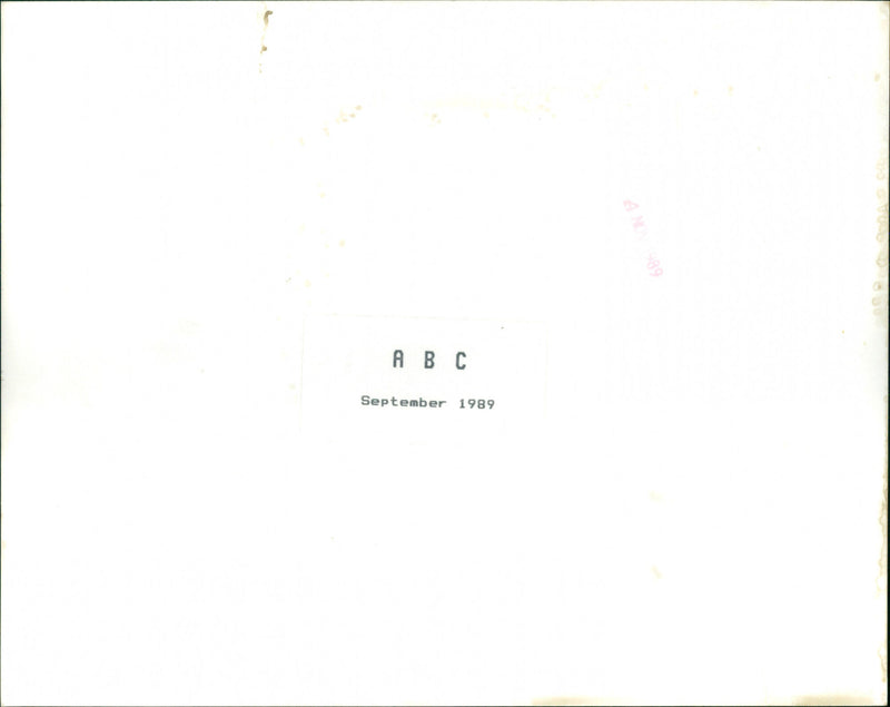 ABC - Vintage Photograph