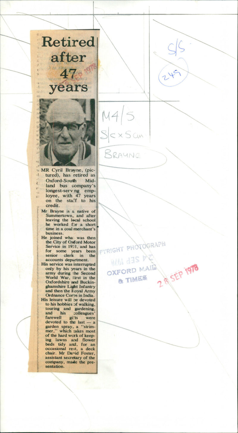 Cyril Brayne - Vintage Photograph