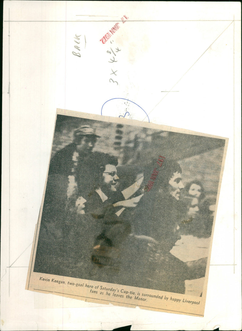 Kevin Keegan - Vintage Photograph