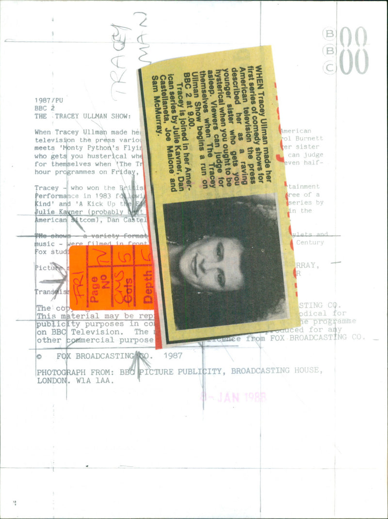 The Tracey Ullman show - Vintage Photograph