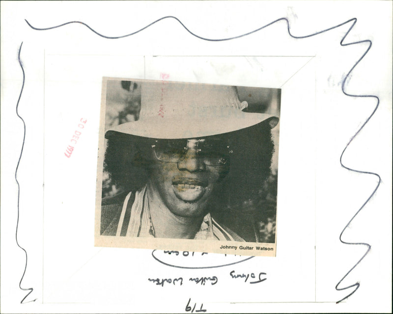 Johnny Guitar Watson - Vintage Photograph