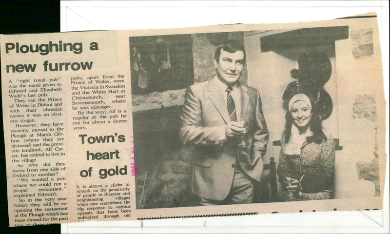 Edward and Elizabeth Wade - Vintage Photograph