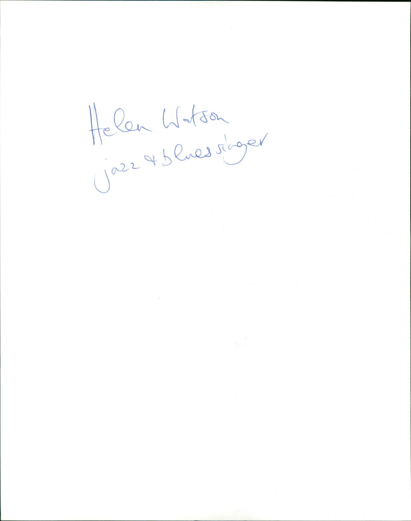 Helen Watson - Vintage Photograph