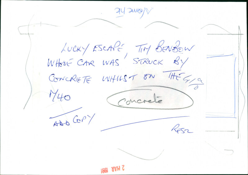 Tim Benbow - Vintage Photograph