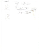 David G. Turner - Vintage Photograph