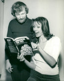 Carmen Sautiy with Peter Trower - Vintage Photograph