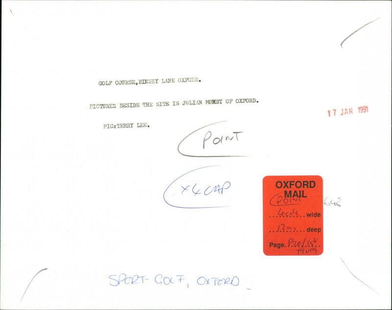 Julian Munby - Vintage Photograph