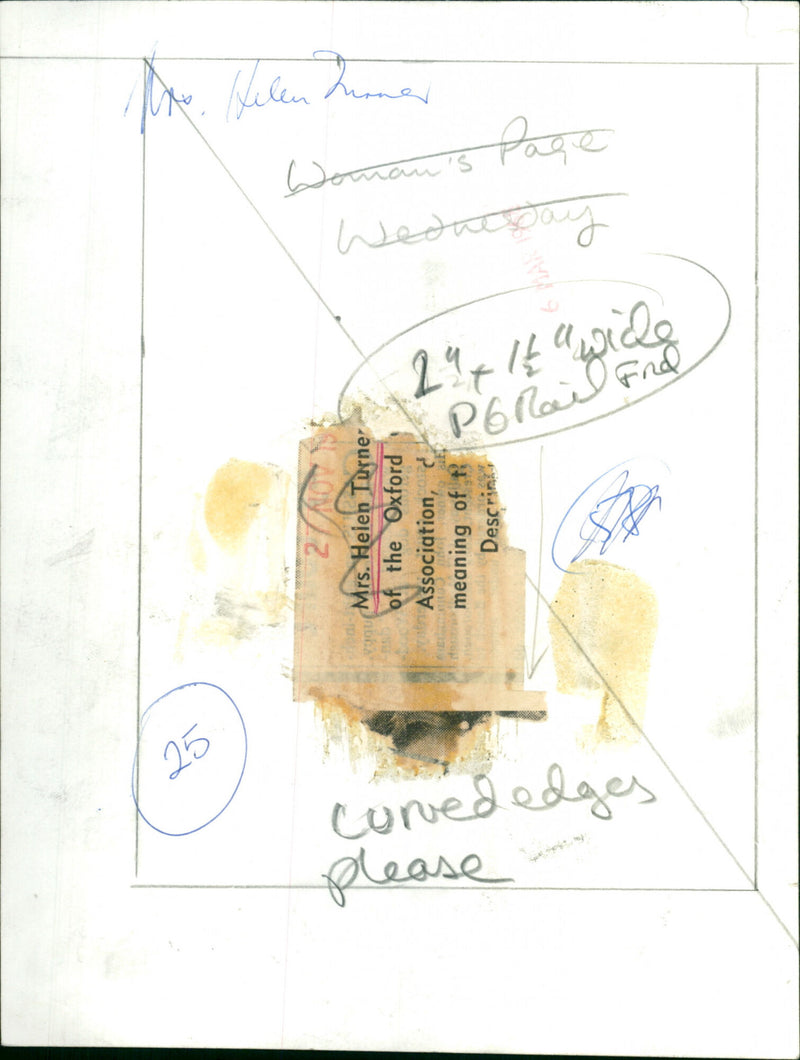 Mrs. Helen Turner - Vintage Photograph