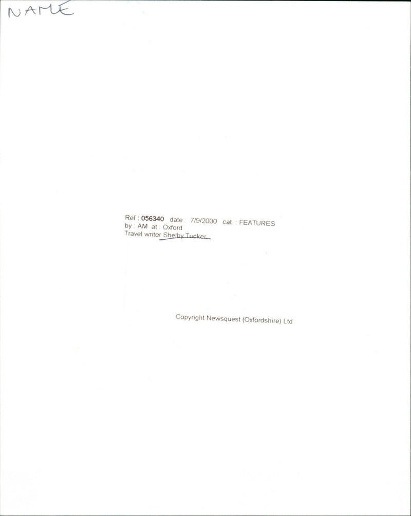 Shelby Tucker - Vintage Photograph