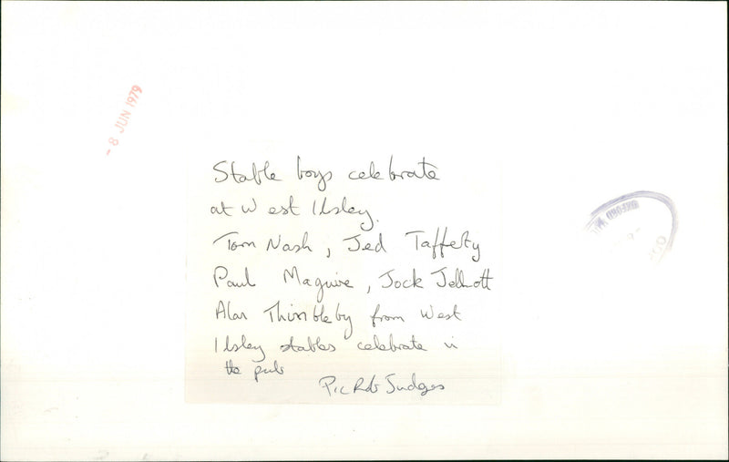 Tom Nash - Vintage Photograph