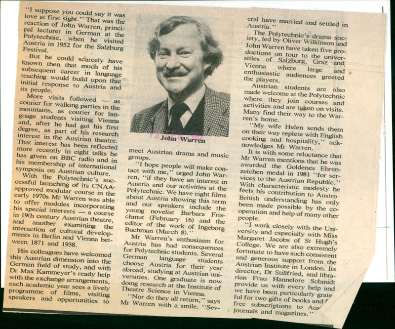 John Warren - Vintage Photograph