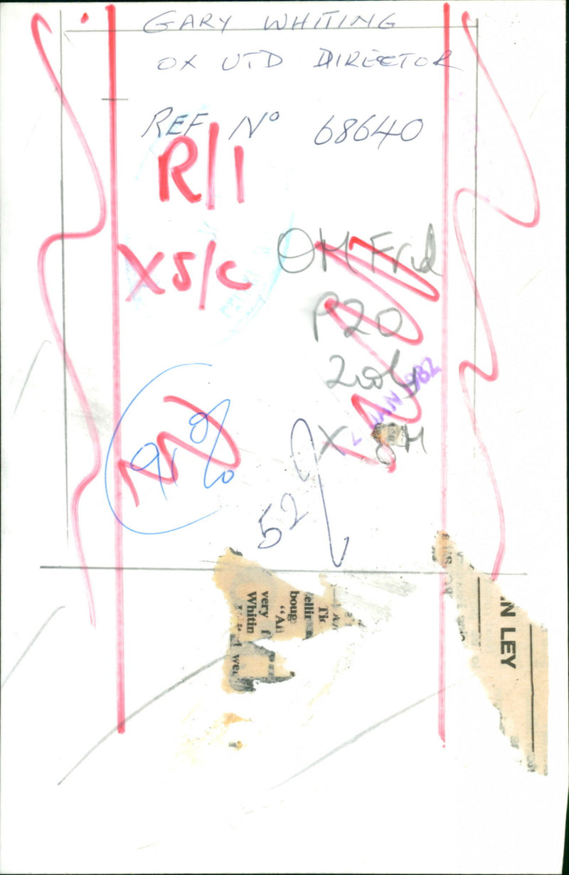 Gary Whiting - Vintage Photograph